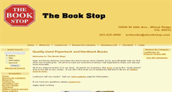 Desktop Screenshot of abookstop.com